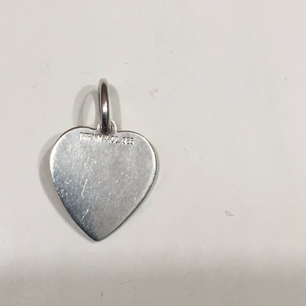 Tiffany & Co Silver Heart Tag Charm